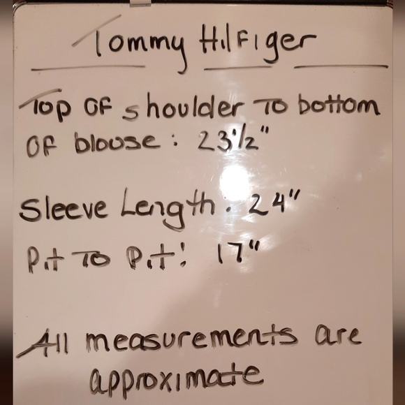 Tommy Hilfiger Sweater Womans Medium Blue Cable Knit Preppy Classic Fitted - Picture 7 of 9